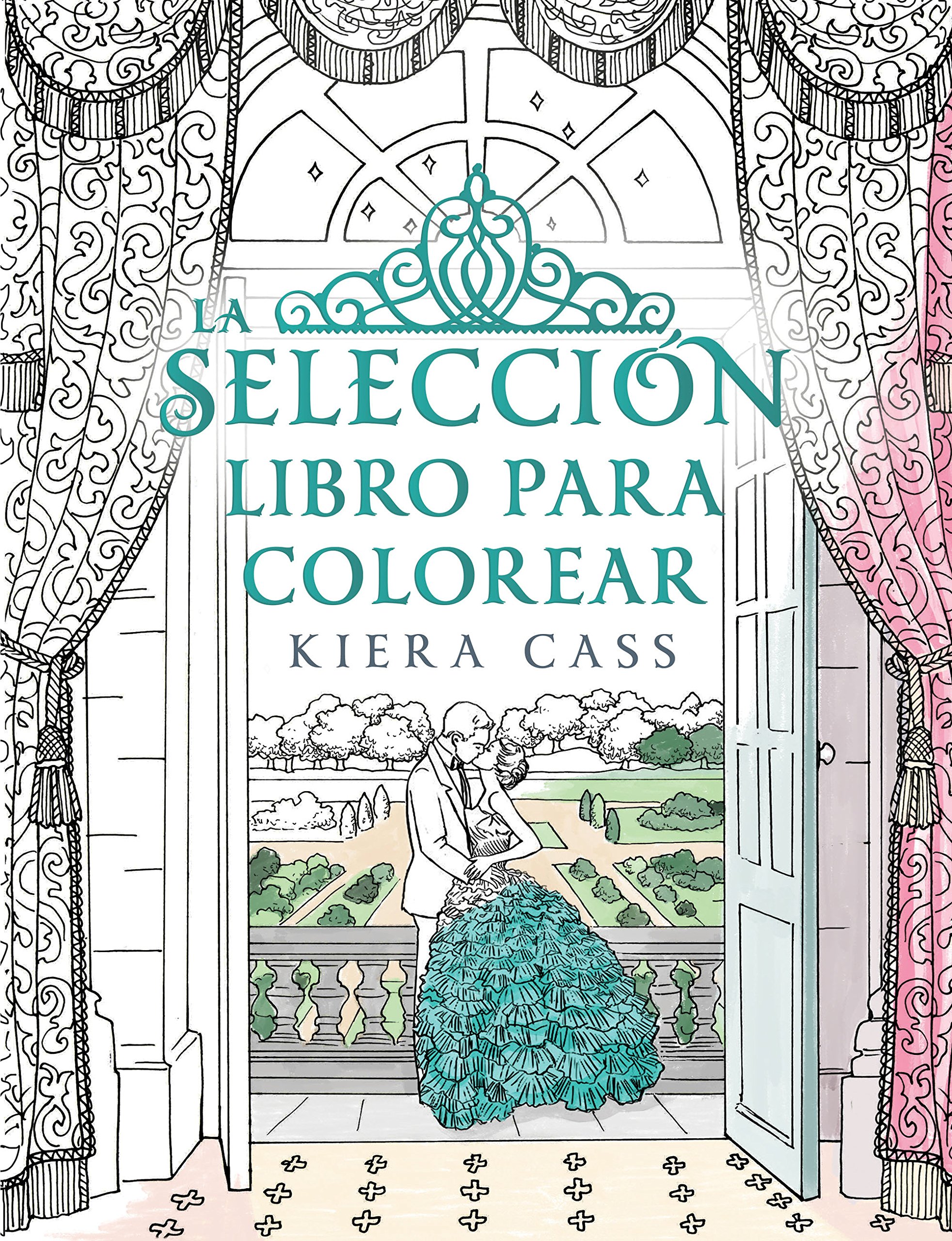 Libro para colorear / Novela distopica the seleccion de Kiera Cass